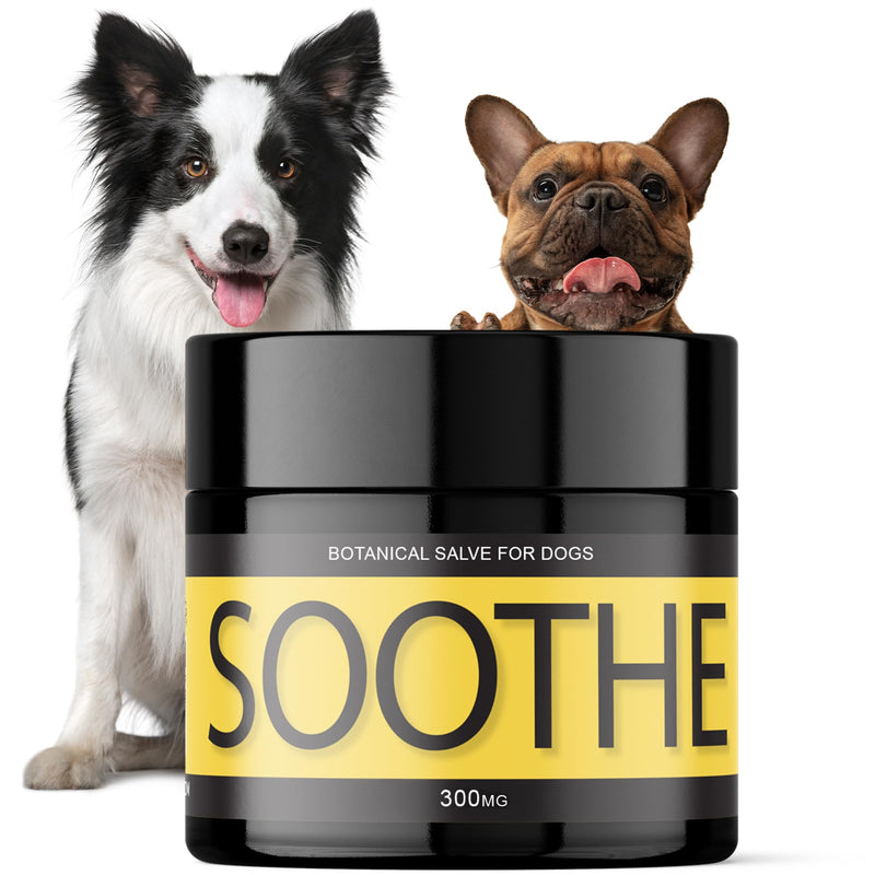 Soothe - Dog Balm with Hemp Oil - Hot Spots, Itchy Skin, Rashes, Bug Bites, & Wound Care - Natural Anti-Itch Relief 300 mg (Pack of 1)