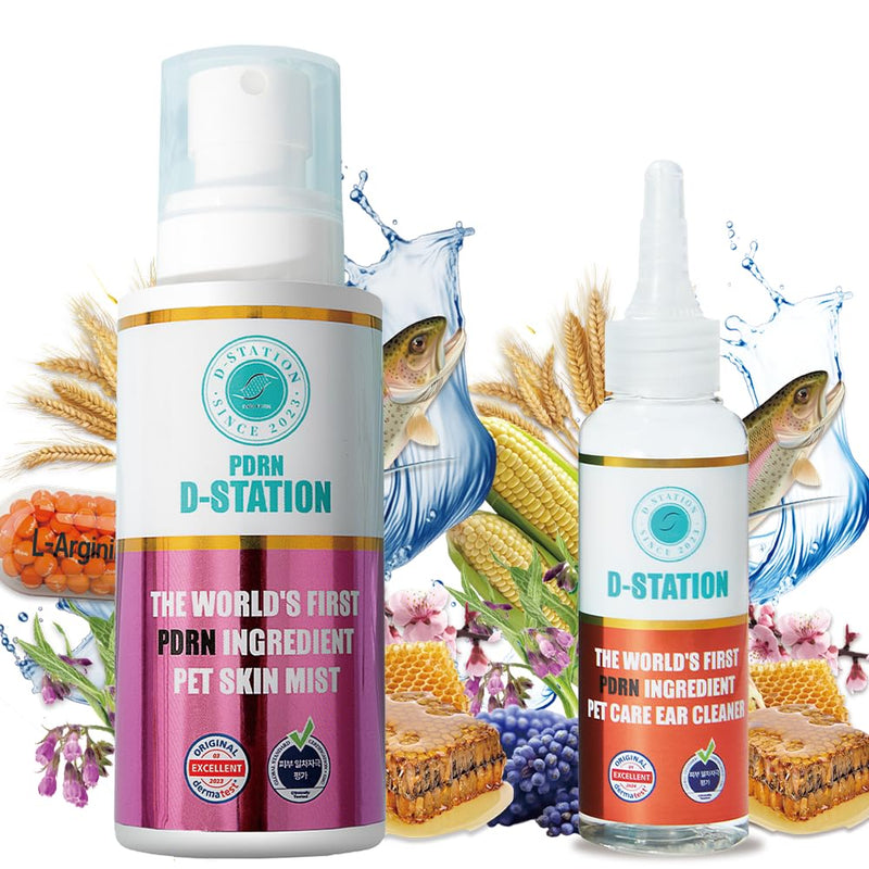 D-Station PDRN Skin Mist Spray + D-Station PDRN Ear Cleaner