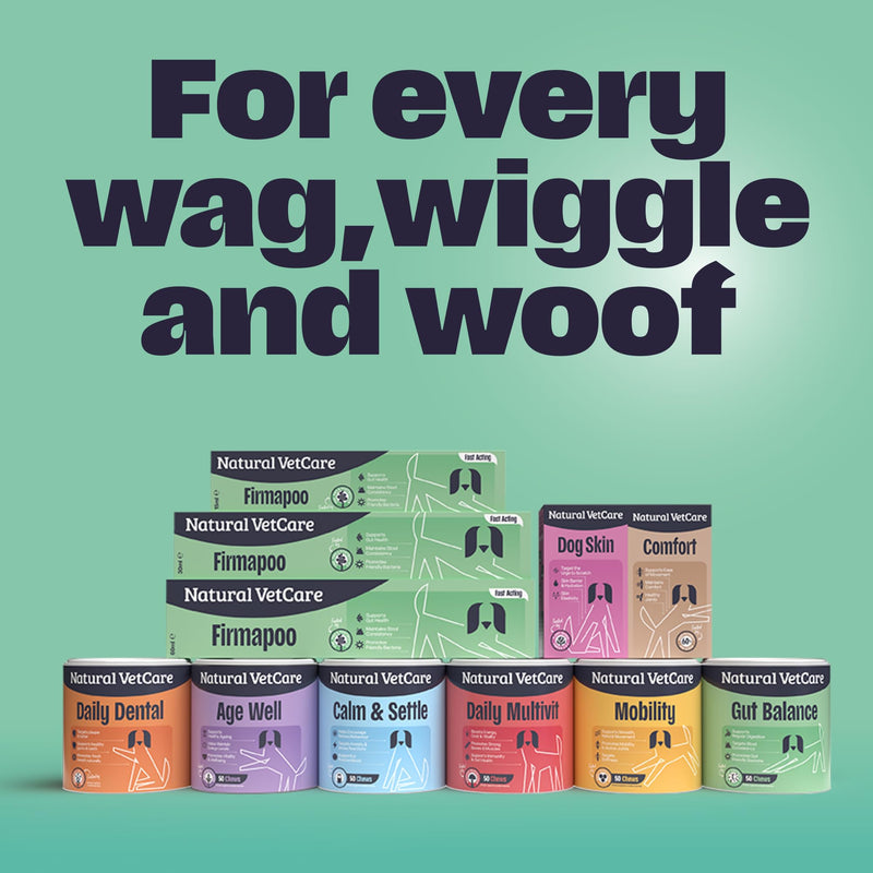 Natural VetCare COMFORT 100ml – Dog Joint Supplement for Mobility & Flexibility, Orthopaedic Support Liquid, Hip & Joint Care for Senior & Active Dogs, Daily Wellbeing Formula