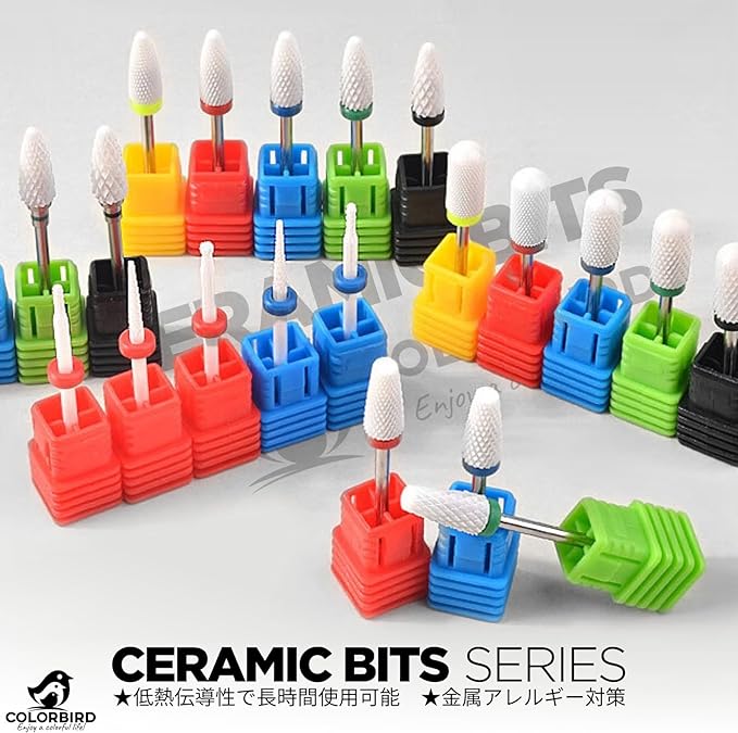 COLORBIRD Nail Bit Ceramic Nail Machine Bit Electric Nail Drill Bit (TC07) -  Australia