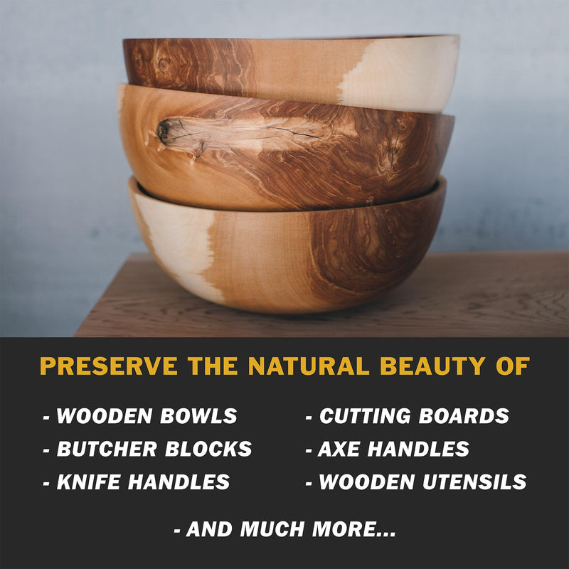 WALRUS OIL - Cutting Board Oil and Wood Wax Set. For Cutting Boards, Butcher Blocks, Wooden Spoons, and Bowls. 100% Food-Safe. - BeesActive Australia
