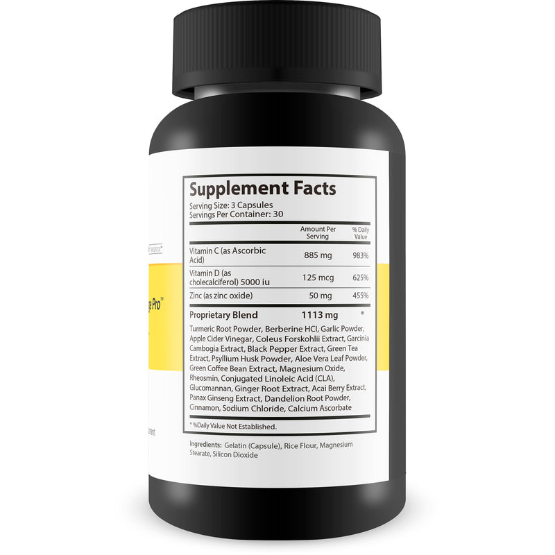 Cortisol Health & Manage Pro - Stress Hormone & Immune Support - Promote Healthy Cortisol Levels & Immune Function - Vitamin D3, Magnesium, Ginseng, Vitamin C, Zinc - Helps with Stress Relief & Mood
