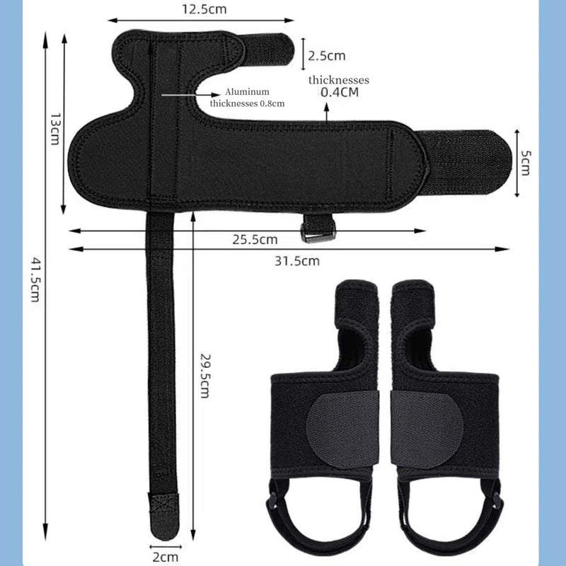 Toe Brace - Big Toe Taping Splint Straightener Wrap with Support Straps for Sprains and Hallux Rigidus Relief (Right) Right