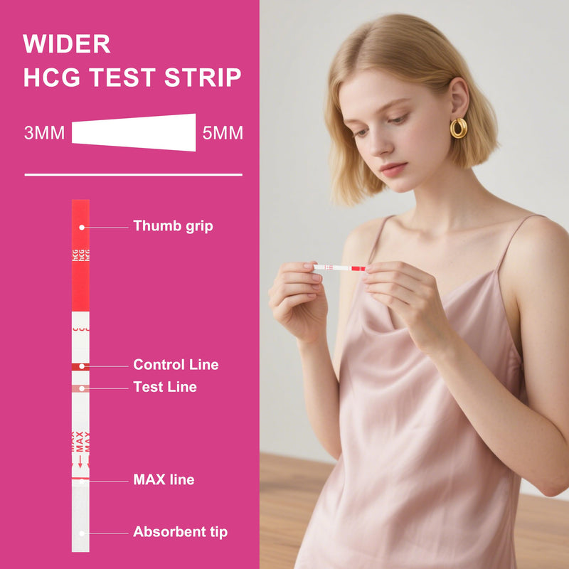 T TESTAHEAD Pregnancy Test Strips, 50 Count, High Sensitivity Home Tests for Early Detection