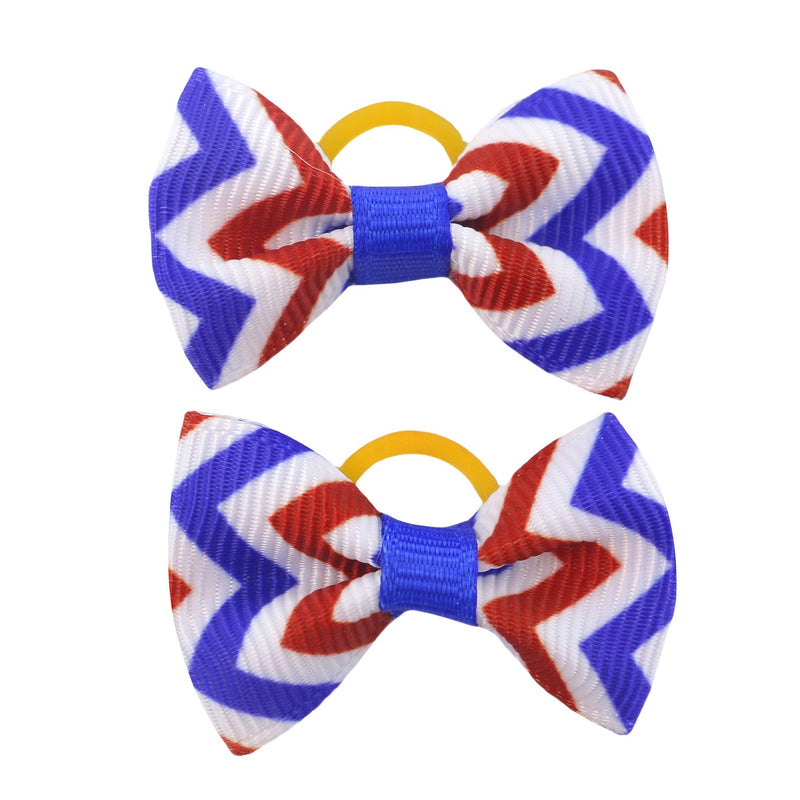 Puppy Hair Bows Small Dog: Mini Rubber Bands 60pcs - BeesActive Australia