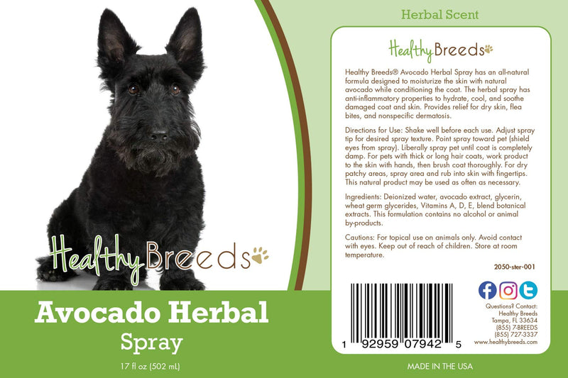 Healthy Breeds Scottish Terrier Avocado Herbal Spray 17 oz