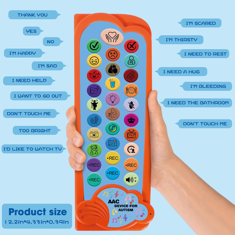 AAC Device for Autism Communication Device for Nonverbal Kids & Adults, Non Verbal Communication Tools for Speech Therapy, Autism Talking Aids with 5 Programmable Buttons & Adjustable Volume - BeesActive Australia