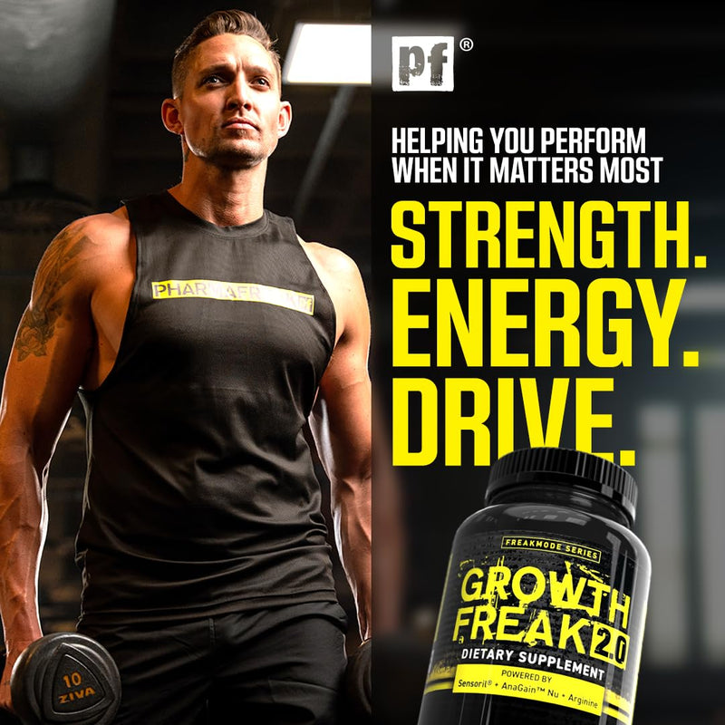 Pharmafreak Growth Freak 2.0 - Men's Ashwagandha Recovery Complex