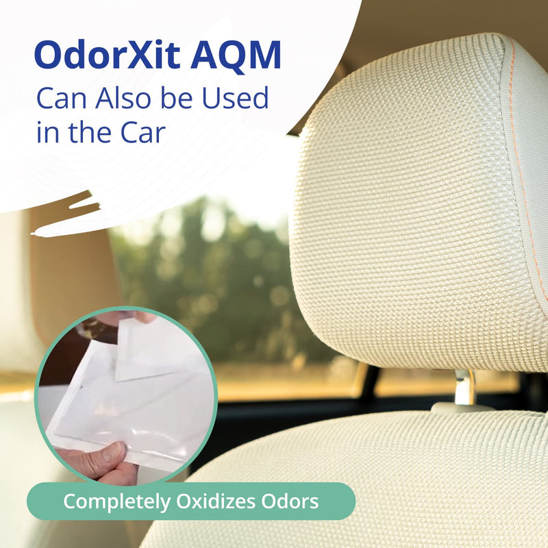 AQM by OdorXit, Air Quality Manager Chlorine Dioxide Odor Removal Packet, Dog Odor Eliminators for Home, Wet Dog Smell & Car Deodorizer, Strong Smell Neutralizer, 10g 0.35 Ounce (Pack of 1) - PawsPlanet Australia