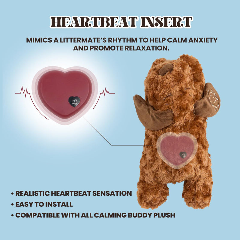 Little Buddy - Puppy Hearbeat Toy for Small Puppy, Anxiety Relief with Reusable Heat Pack and Lavender, Sleep Aid for Dogs, for Medium and Small breads (Little Buddy Kit) Little Buddy Kit