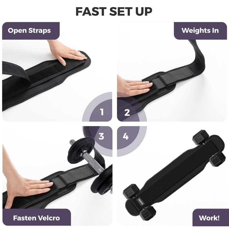 Hip Thrust Belt with Non-Slip Padding – Comfortable Hip Protection, Effective Glute & Booty Builder for Dumbbells, Kettlebells, or Plates – Portable for Home & Gym Workouts - BeesActive Australia