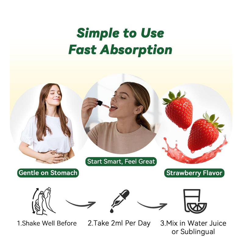 Aged Garlic Extract Liquid Drops, Odorless Garlic Supplement with CoQ10 Cayenne Hawthorn Berry Nattokinase Omega-3 Vitamin B6 & B12 for Heart Immune Health Support, Grown Allium Sativum Bulb