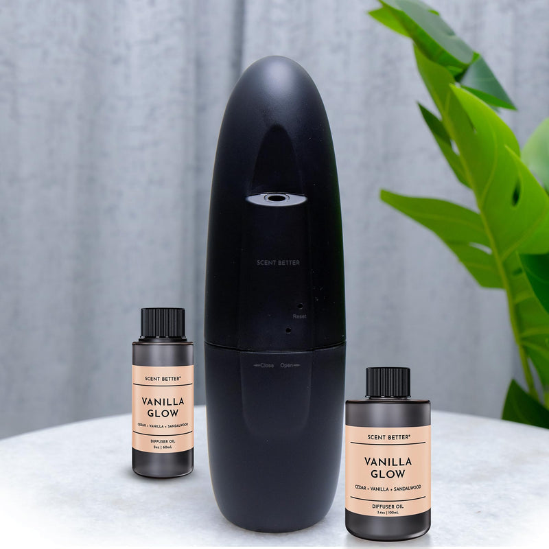 Scent Better Vanilla Glow Aroma Essential Oil Blend: an Aromatherapy Blend of Vanilla, Amber, and Sandalwood for Ultrasonic Diffusers & Nebulizers (2 Fl Oz, 60 mL) 2 Fl Oz (Pack of 1) - BeesActive Australia