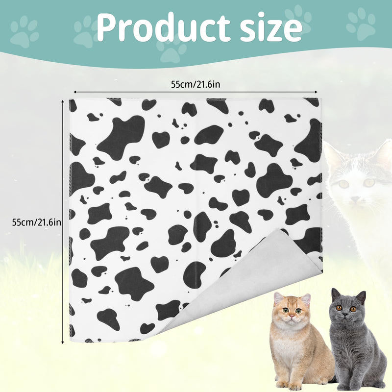 Gosknor Cat Care Wrap, 55x55cm Soft Self-Adhesive Bondage Cloth Made of Cat Towel Bite and Scratch Protection Wrap Cloth for Cats for Claw Trimming for Medication - BeesActive Australia