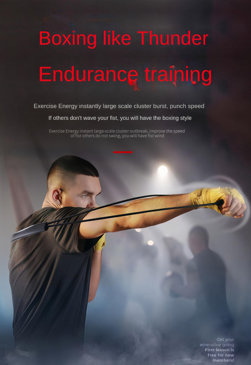 𝐇𝐀𝐍𝐒𝐘𝐃𝐎𝐍𝐍𝐘 Boxing Resistance Bands for Explosive Strength and Speed Training - Enhance Your Boxing Skills Anywhere, Anytime Black2.0(35LB)