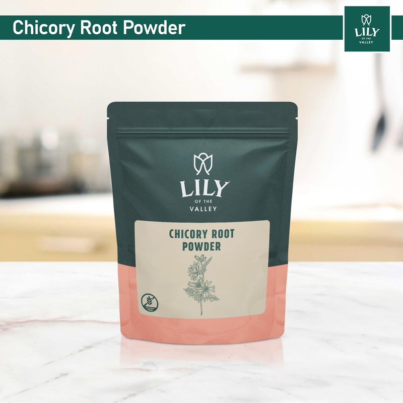 Lily of the Valley Chicory Root Powder - Soluble Fiber Powder - Dissolves Instantly in Hot Water or Milk - Vegan & Gluten-Free - Packed in Resealable Pouch (16oz, 453g) 16 Ounce - BeesActive Australia