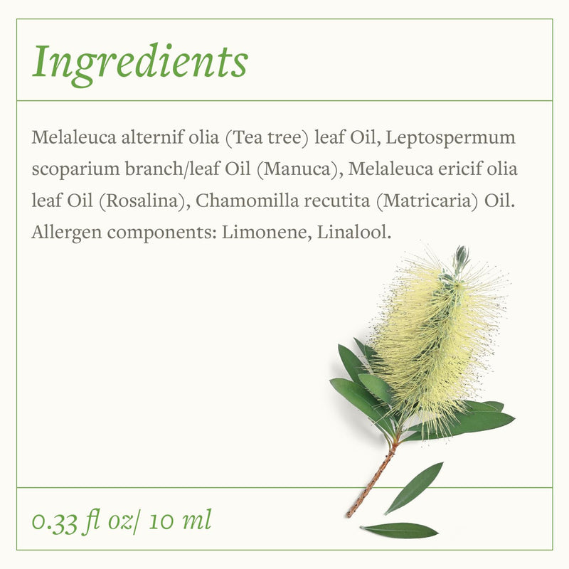 SwissJust Tea Tree Oil 10ml - Promotes Skin Regeneration, Targets Athlete's Foot, Enhances Oral Care and Ensures Hygiene and Intimate Comfort - BeesActive Australia