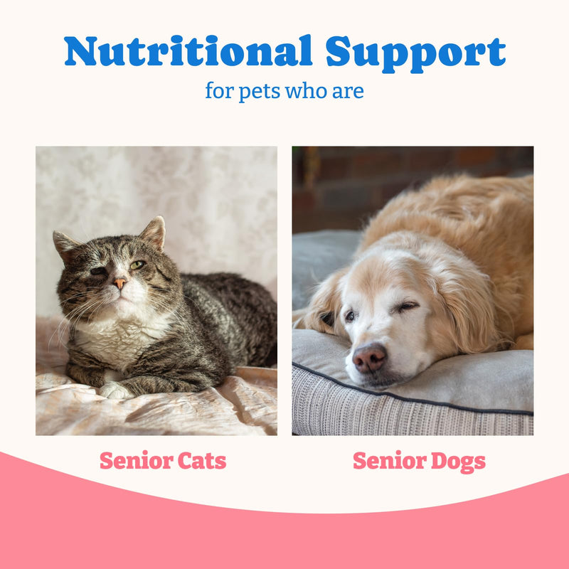 2 Pack Colostrum Nutritional Gel for Dog & Cat - High Calorie Supplement for Senior Dogs Cats, Stimulate Appetite for Cats, Immune Support, Dog Cat Weight Gainer, Elderly Pets Supplement Pack of 2