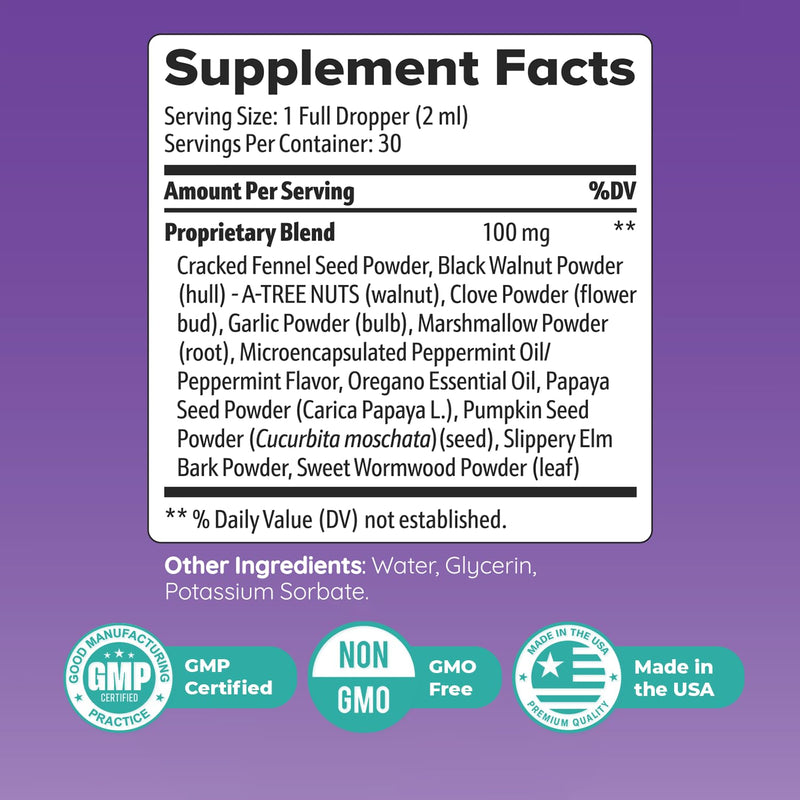 Cleanest Body Drops – Fennel Seed & Marshmallow Root – 1 Month Supply | Fennel Seed, Marshmallow Root & Peppermint Oil | Non-GMO, Made in USA | Take by dropper, mixes into water 2 Fl Oz (Pack of 1)