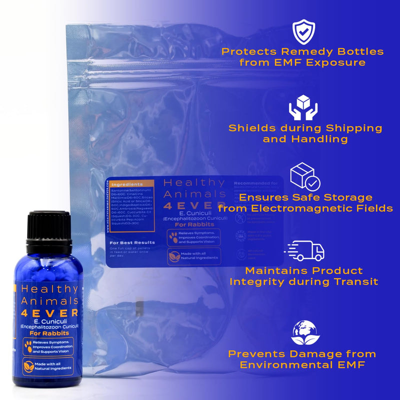 Healthy Animals 4Ever - All-Natural Rabbit E. Cuniculi Infection Treatment | Homeopathic Support for E. Cuniculi - Preventive Health Solution - Rabbit Immunity Boosting Tablets - 300 Count - PawsPlanet Australia