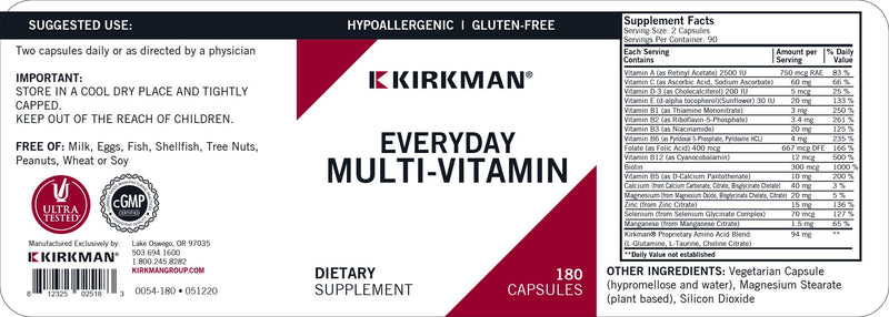 EveryDay Multi-Vitamin Capsules - Hypo