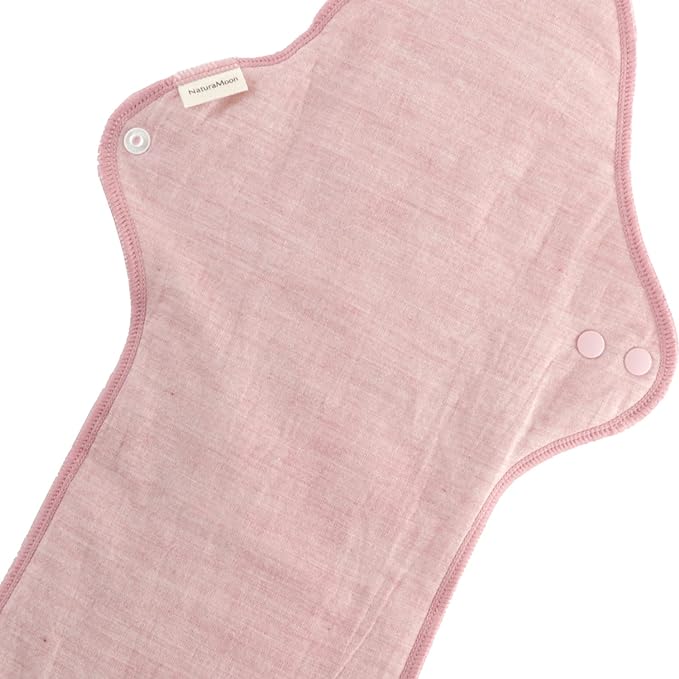 NaturaMoon Organic Cotton Gauze Cloth Napkins [Night] Super Long Pink 1 Piece - BeesActive Australia