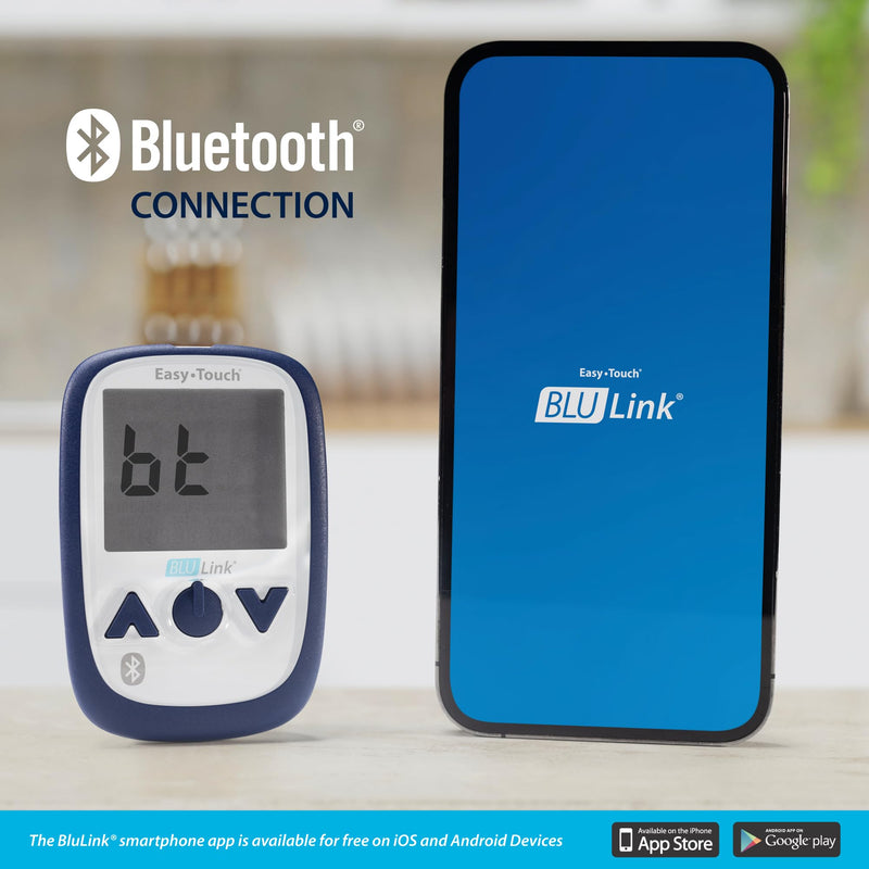 BluLink Diabetic Test Strips by Easy Touch, 150 Count, Compatible with BluLink Blood Glucose Monitor System - BeesActive Australia