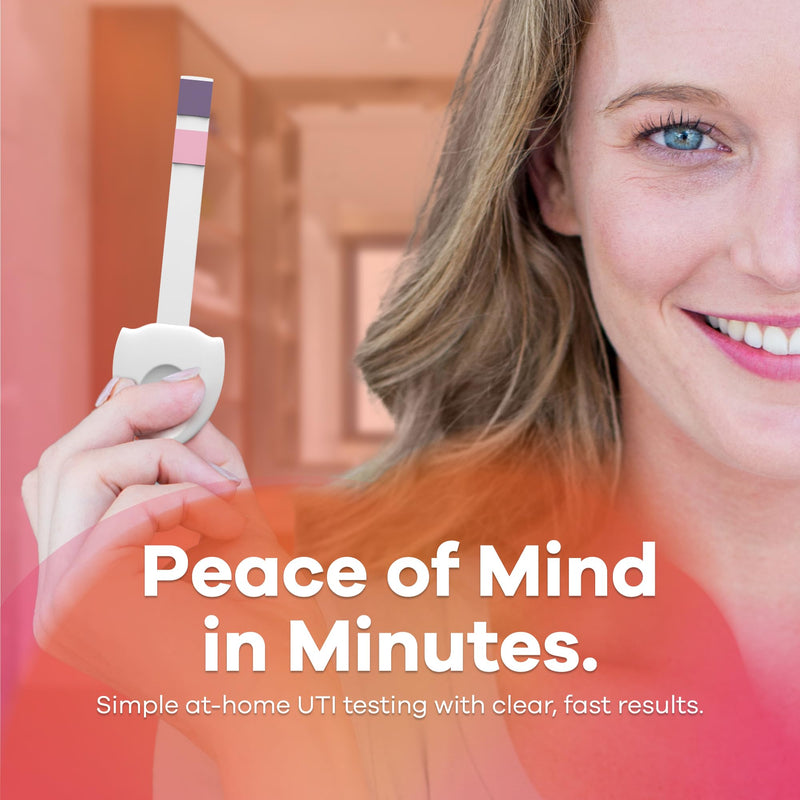 2San 2-in-1 UTI Test Strips for Women – At-Home Urinary Tract Infection Kit Detects Leukocyte & Nitrite Markers in 2 Minutes – 3 Individually Wrapped, Easy-Read
