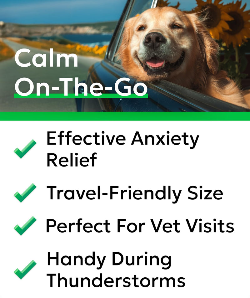 BARK&SPARK Advanced Calming Chews for Dogs - Separation Anxiety Relief for Dogs w/Hemp Oil + Melatonin - Relief During Fireworks, Storms - Aggressive Behavior, Barking, Stress Aid - 90Chews 90Ct Calming Chews (Anxiety & Stress)