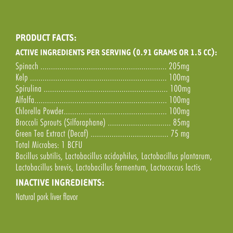 iHeartDogs Super Greens for Dogs with Broccoli Sprouts & Spirulina Powder - Seasonal Allergy & Immune Support Dog Greens Powder - Vitamins, Antioxidants & Minerals Supplement for Dogs - PawsPlanet Australia