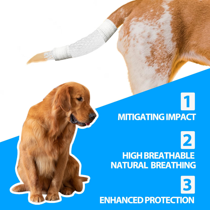 Dog Tail Protector Dog Ends Starter Pack Dog Tail Dressing Vet Wrap for Dogs Pet Animals - BeesActive Australia