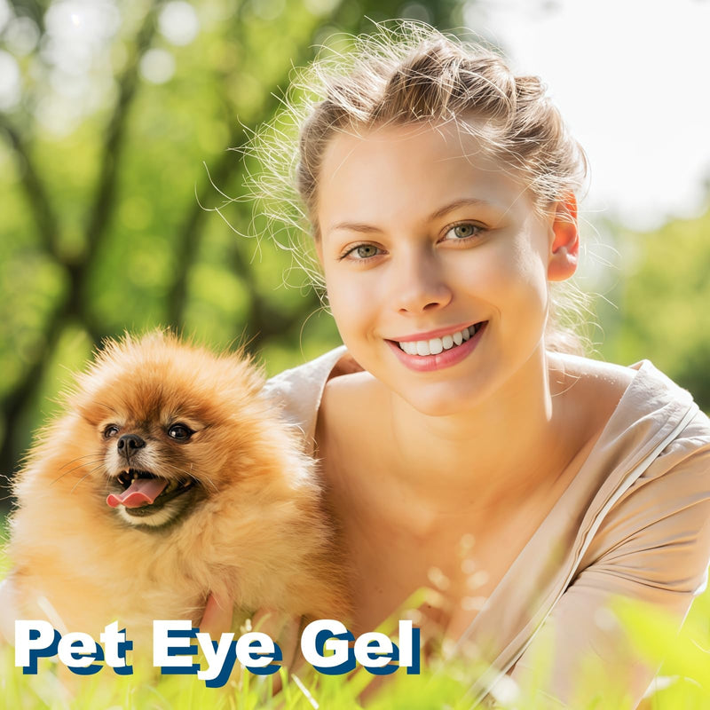 Dog Eye Gel for Gunky Eyes and Dry Eye Drops for Pets,Cat Soothing Eye Gel for Dry Eyes,Pet Eye Care for Dogs and Cats with Dog Eye Cleaner,Effective Eye Drops for Cats and Dogs Eye Gel,5g