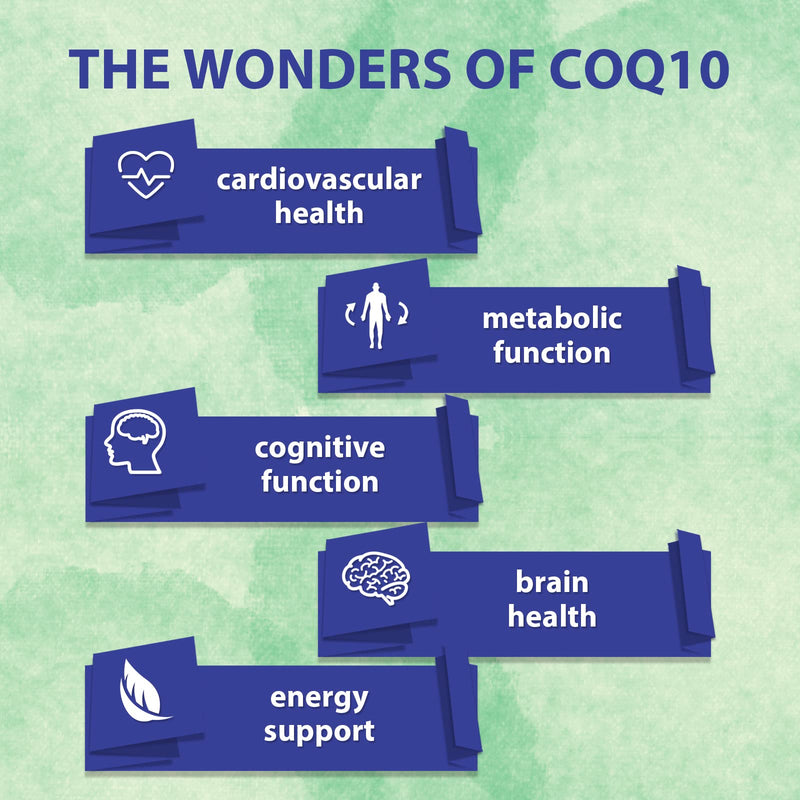 CoQ10 600mg Softgels | High Absorption CoQ10 Ubiquinol Supplement | Reduced Form Enhanced with Vitamin E & Omega 3 6 9 | Antioxidant Powerhouse Good for Health | 120 Softgels Yellow 120 Count (Pack of 1)