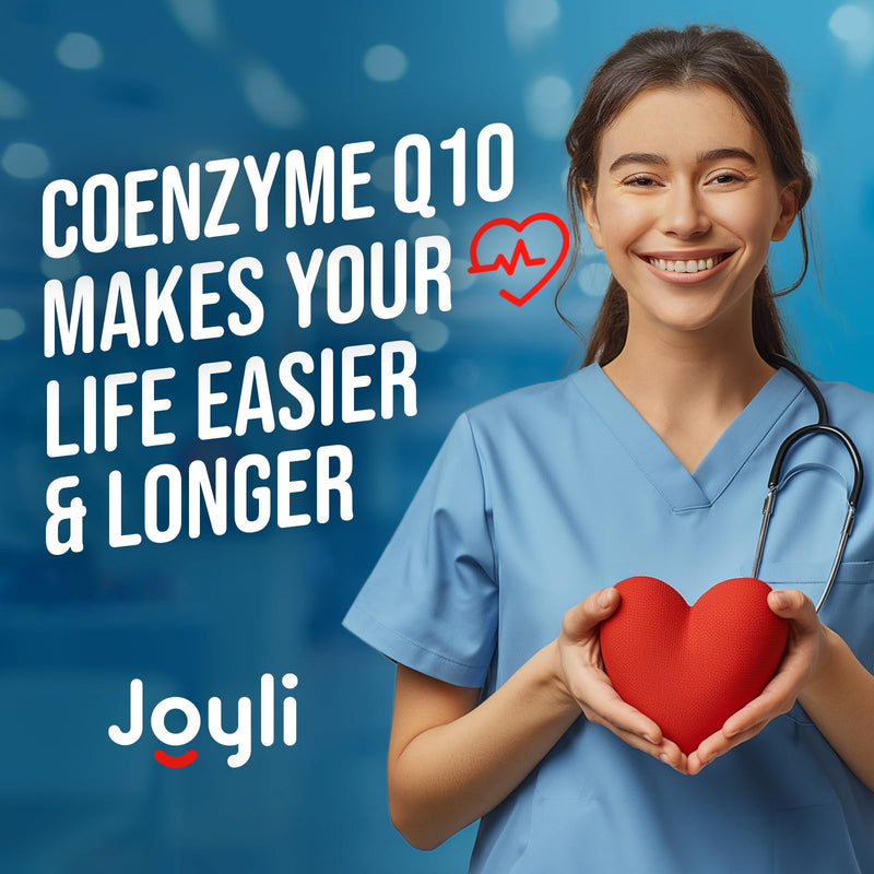 JOYLI Nutrition 2 Pack CoQ10 500mg - High Absorption Coenzyme Q10 Supplement - Co Q 10 for Energy & Vitality - Alternative to CoQ10 400mg & 300mg - 240 Softgels 120 Count (Pack of 2)