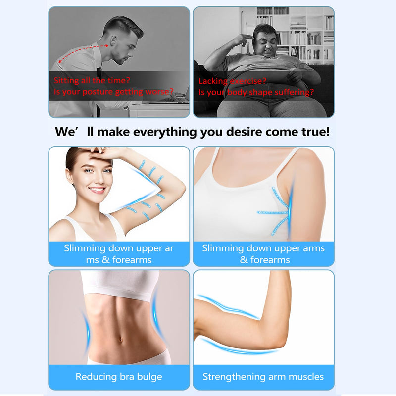 Arm Workout for Men and Women, 360° Hand-Crank Forearm Trainer, Suitable for Shoulder, Chest, and Arm Training Equipment, Home or Gym Use With Digital Counter - BeesActive Australia
