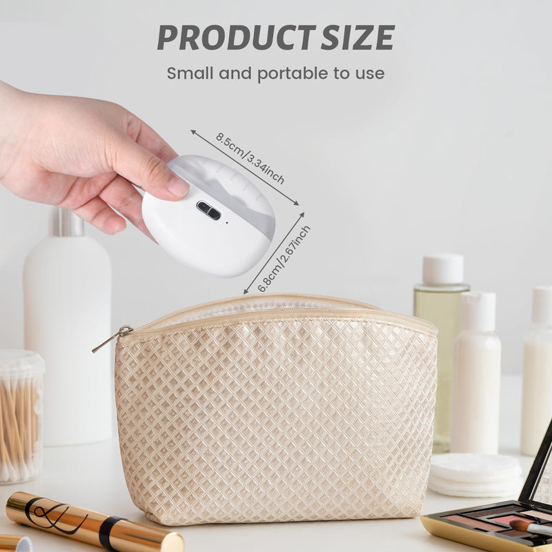 3 in 1 Electric Nail Clipper for Seniors, Baby Nail Trimmer Electric Automatic Trimmer, Safe Electric Toenail Clippers Nail File Tools for Adult, Manicure Kit Grinder with Polishing(White) White
