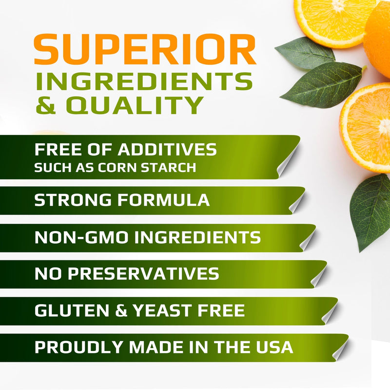 | Vitamin C + ZINC | C - 1000 | VIT C 1000mg | Zinc 25mg | Citrus Bioflavonoids 25mg | Non-GMO & Gluten Free | 120 Capsules