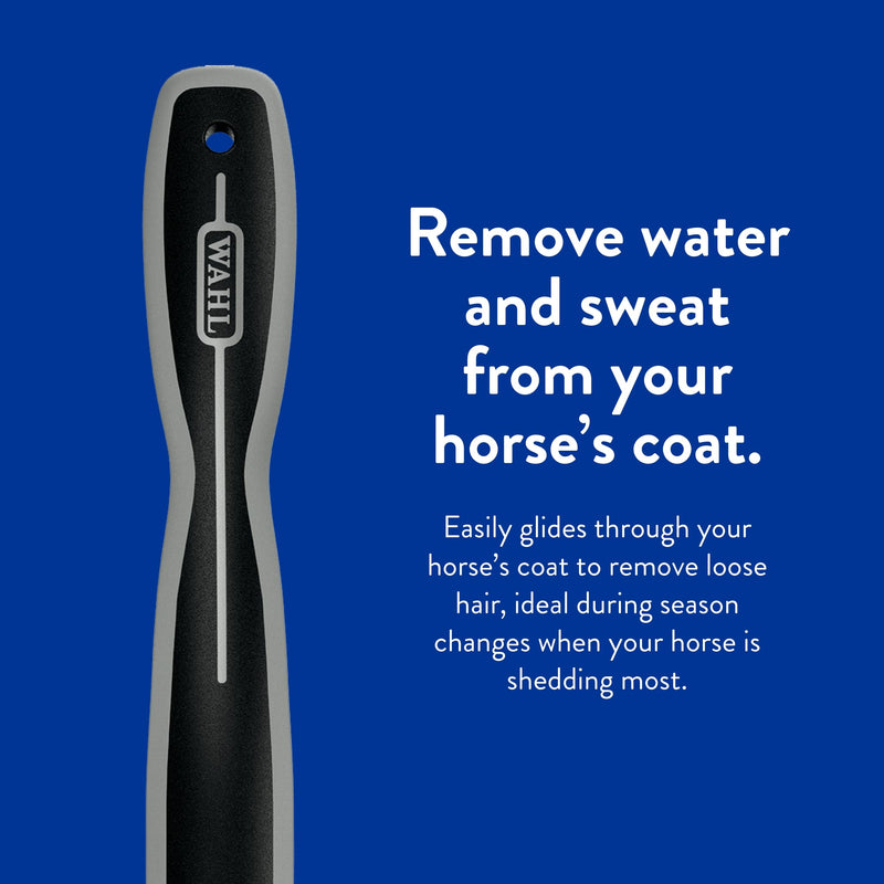 WAHL Professional Animal Equine Grooming Sweat Scraper Horse Tool - Black - BeesActive Australia