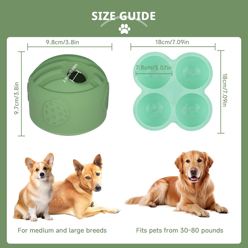 Durable Interactive Dog Toy, Treat Dispensing Large Chew Toys - Relieve Puppy Boredom, Consume Dog Energy, Sturdy Frozen Treat Toys for Aggressive Chewers - BeesActive Australia