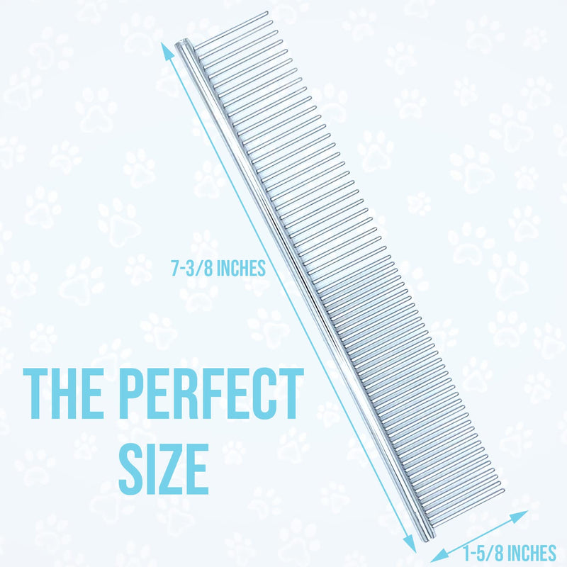 Doodle Comb For Grooming, Metal Dog Comb for Goldendoodle - Metal Comb For Dogs Doodles - Dog Comb for Goldendoodles, Poodle Comb, Finishing Comb - Grooming Comb For Doodles - BeesActive Australia