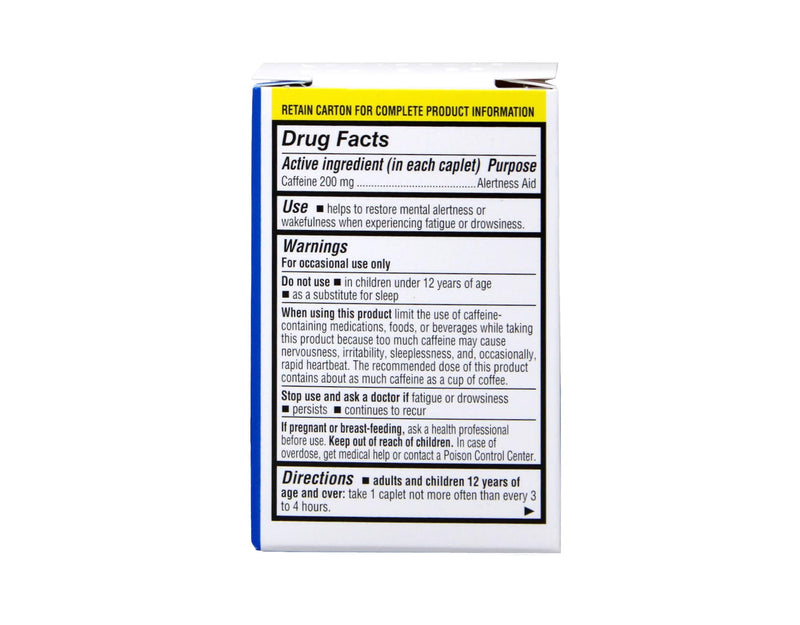 Jet Alert Double Strength Alertness Aid Caplets, 200mg-90 Ct Value Packs (6) 6 - BeesActive Australia
