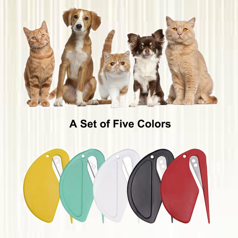 Dematting Comb for Pets - Effectively Remove Knots, Tangles, and Hair with Our Matt-Splitting Knot Opener Tool, 5 Pcs - BeesActive Australia