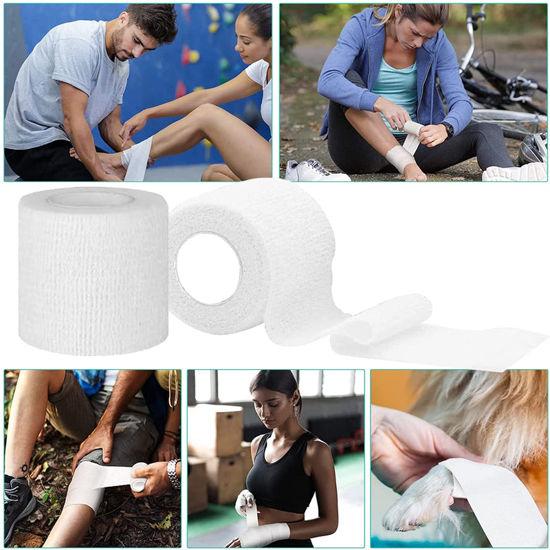 Self-adhesive bandage, 9 rolls x 5cm x 4.5m plaster roll bandage material, elastic bandage fixing bandage adhesive bandage self-adhesive - BeesActive Australia