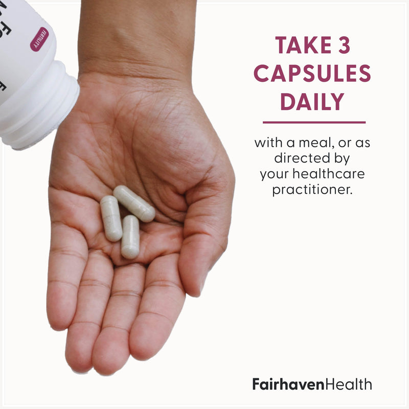 Fairhaven Health FertilAid for Women | Prenatal Vitamin Fertility Supplements for Women | Conception for Her with Vitex and Folate | Support Cycle Regularity and Ovulation* | 180 Vegan Capsules 90 Count (Pack of 2)
