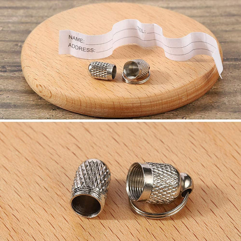 Pack of 3 metal dog collar pendants, dog metal name plate, dog collar pendant, dog collar pendant, suitable for cats and dogs and small animals, address capsule, anti-lost name plate - BeesActive Australia