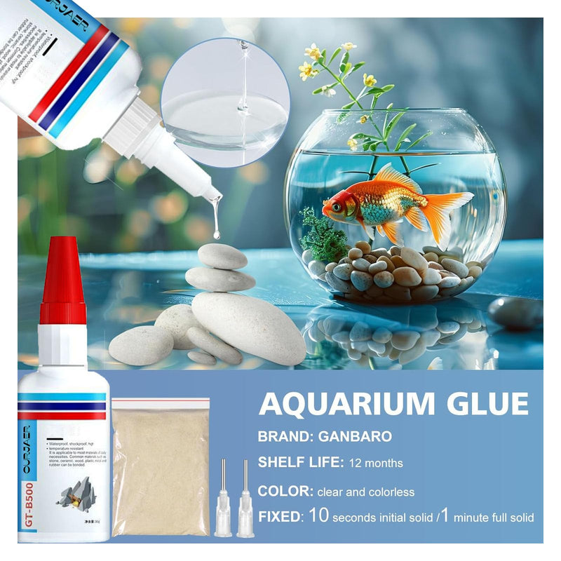 Aquarium Glue, 2Pcs Coral Glue, Aquarium Glue Fish Safety, Quick Drying, Reef Glue for Plants Moss Aquascaping, Water Plant, Moss, Coral, Stone, Wood, Freshwater and Saltwater Aquascape - BeesActive Australia