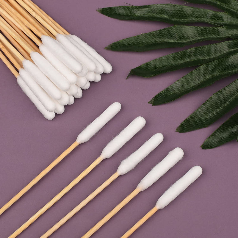 Pet Dog Ear Cleaner Cotton Buds Swab Sticks Animal Ear Cleaner Ear Remedy Cleaning Swabs for Cleaning Animals Ears Wax Infection Removal (50) 50