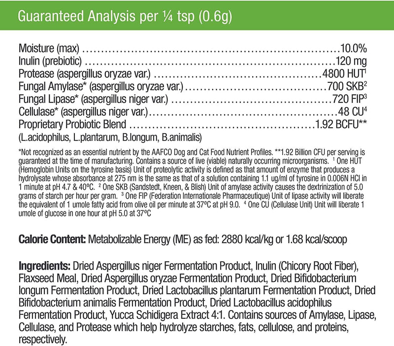 Only Natural Pet Complete Gut Health Complex - Probiotics & Digestive Enzyme Supplement for Dogs & Cats - Promotes Healthy Digestion, Immune System, Nutrient Absorption -3.5oz Powder (Pack of 2) 3.5 oz (Pack of 2) - PawsPlanet Australia