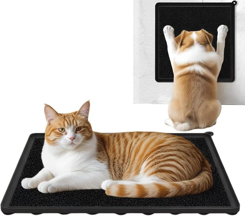 Silicone Pet Nail Care Pad Claw Scratch Board for Dog and Cat File Toy Replaceable Sandpaper to Shorten a Pet Nail - BeesActive Australia