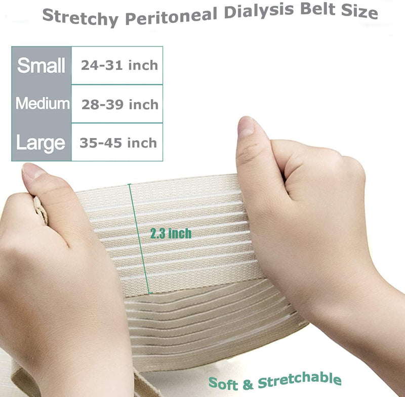 Stretchy Peritoneal Dialysis Belt & PEG Feeding Tube Holder Belt ‚Äì Adjustable Stretch Abdominal Support for G-Tube, Feeding Tube Supplies (Medium) Grey Medium (Pack of 1) - BeesActive Australia